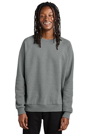 AlumGryHtr Allmade Unisex Organic CVC Fleece Crewneck Sweatshirt AL5004