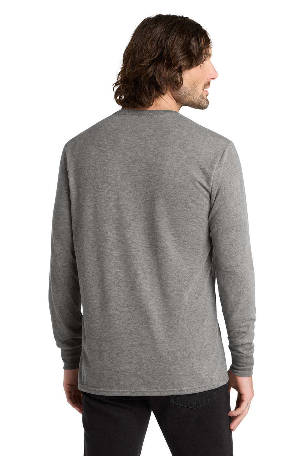 Aluminum Grey Allmade Unisex Tri-Blend Long Sleeve Tee AL6004
