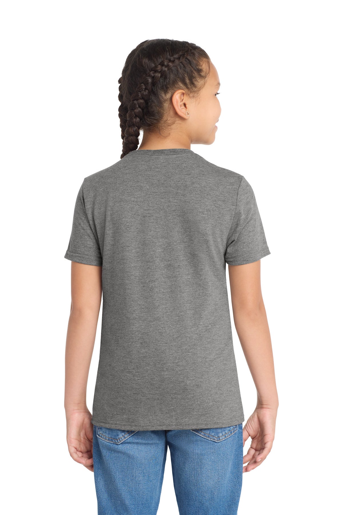Aluminum Grey Allmade Youth Tri-Blend Tee AL207