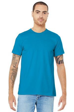 Aqua BELLA+CANVAS Unisex Jersey Short Sleeve Tee. BC3001