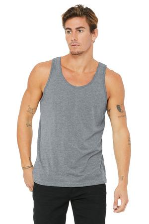 Aqua TB BELLA+CANVAS Unisex Jersey Tank. BC3480