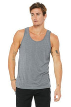 Aqua TB BELLA+CANVAS Unisex Jersey Tank. BC3480
