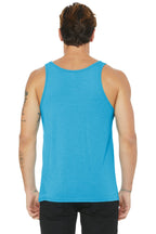 Aqua TB BELLA+CANVAS Unisex Jersey Tank. BC3480