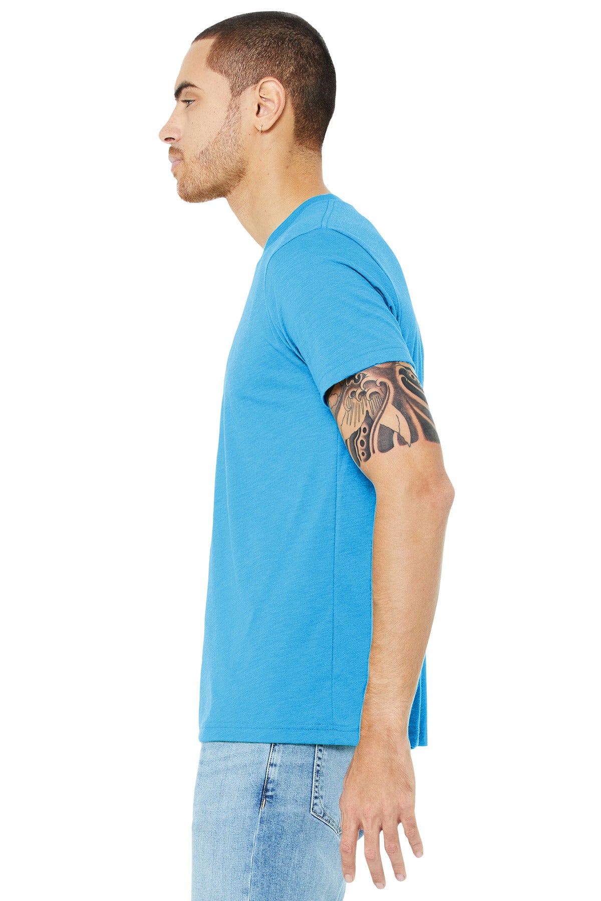 Aqua TB BELLA+CANVAS Unisex Triblend Short Sleeve Tee. BC3413