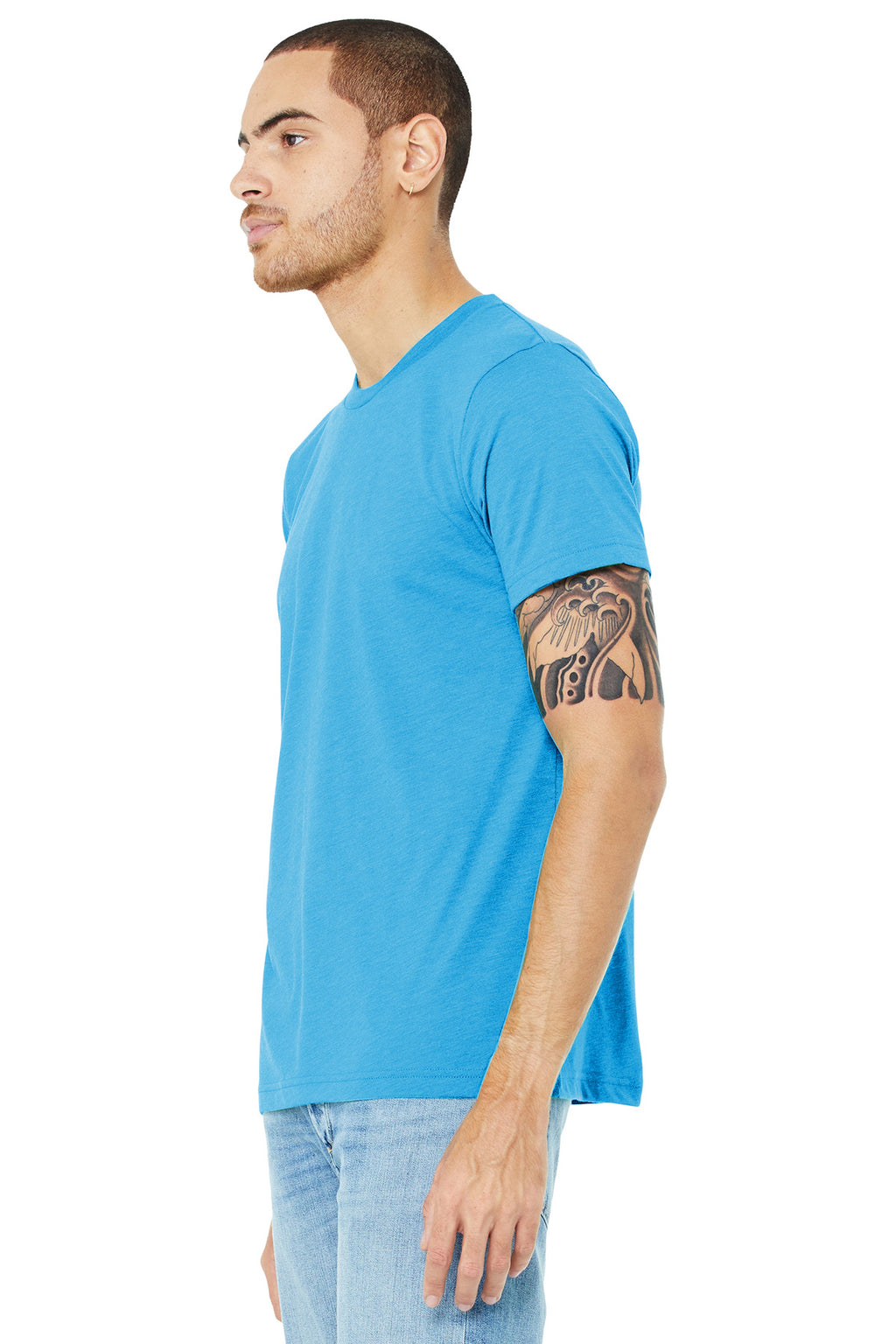Aqua TB BELLA+CANVAS Unisex Triblend Short Sleeve Tee. BC3413