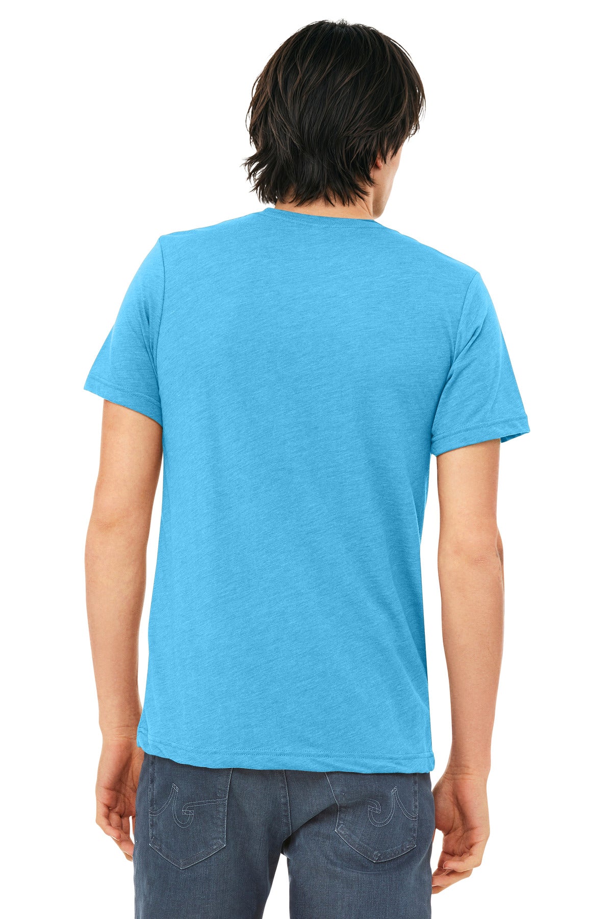 Aqua TB BELLA+CANVAS Unisex Triblend Short Sleeve Tee. BC3413