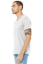 Ash BELLA+CANVAS Unisex Jersey Short Sleeve V-Neck Tee. BC3005