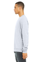 Ash BELLA+CANVAS Unisex Sponge Fleece Raglan Sweatshirt. BC3901