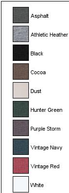 Asphalt BELLA+CANVAS Unisex 7.5-Ounce Heavyweight Long Sleeve Tee BC4651