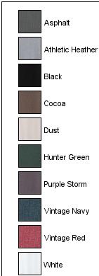 Asphalt BELLA+CANVAS Unisex 7.5-Ounce Heavyweight Tee BC4610