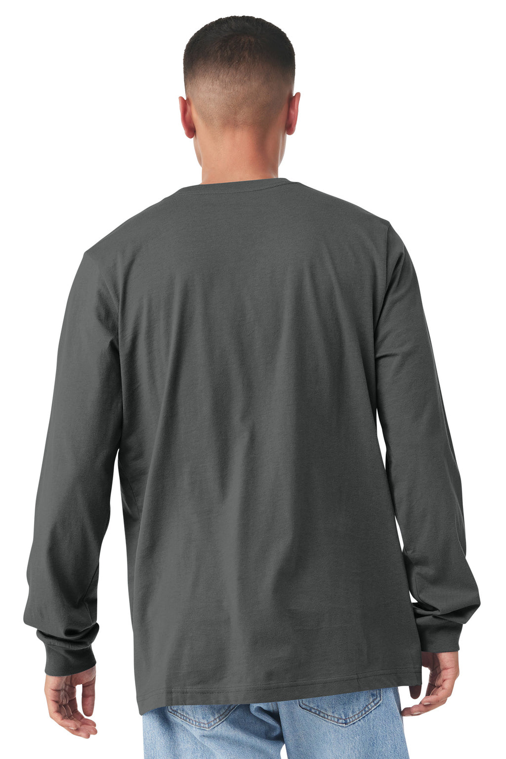 Asphalt BELLA+CANVAS Unisex Jersey Long Sleeve Tee. BC3501