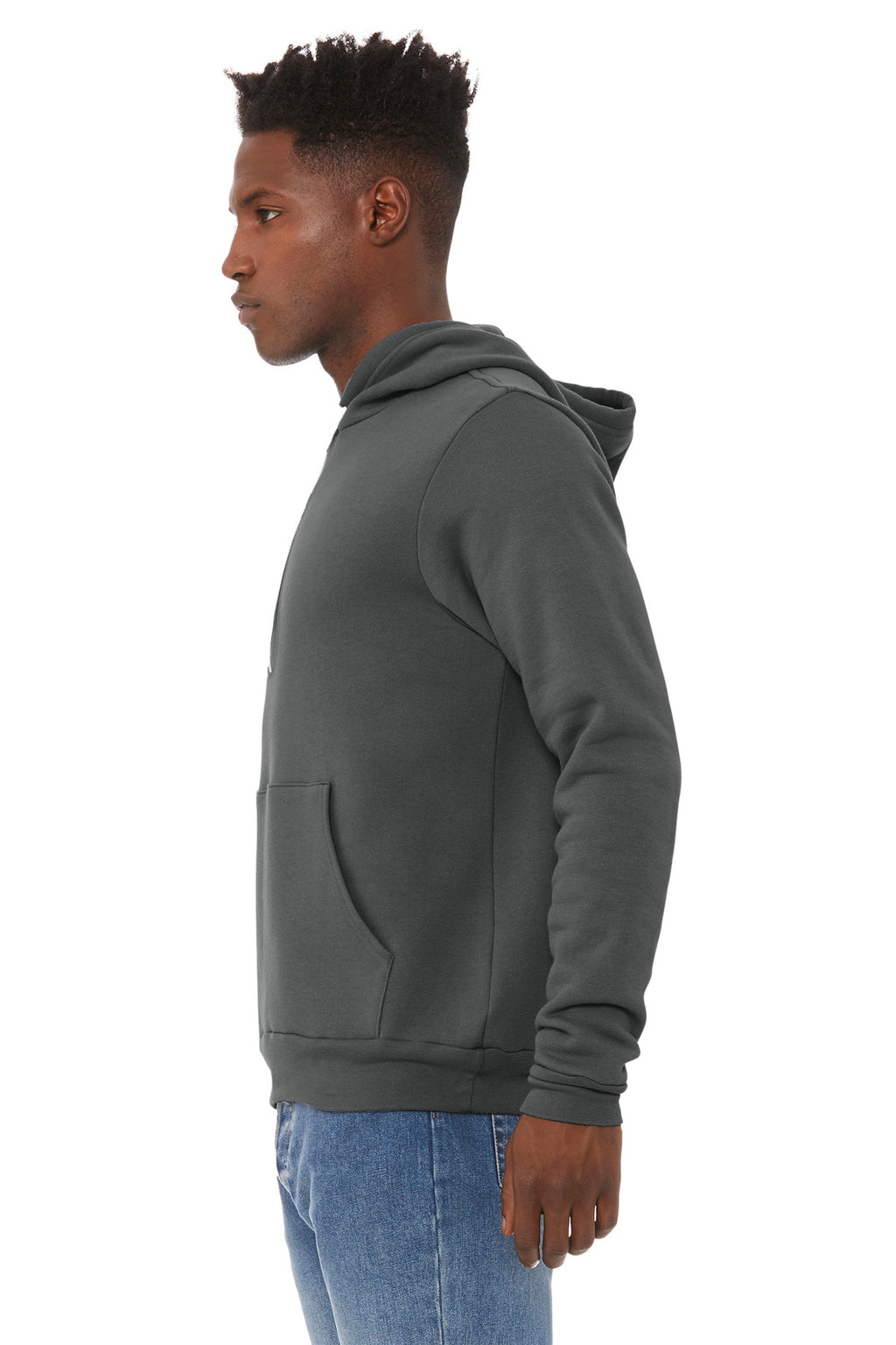 Asphalt BELLA+CANVAS Unisex Sponge Fleece Pullover Hoodie. BC3719