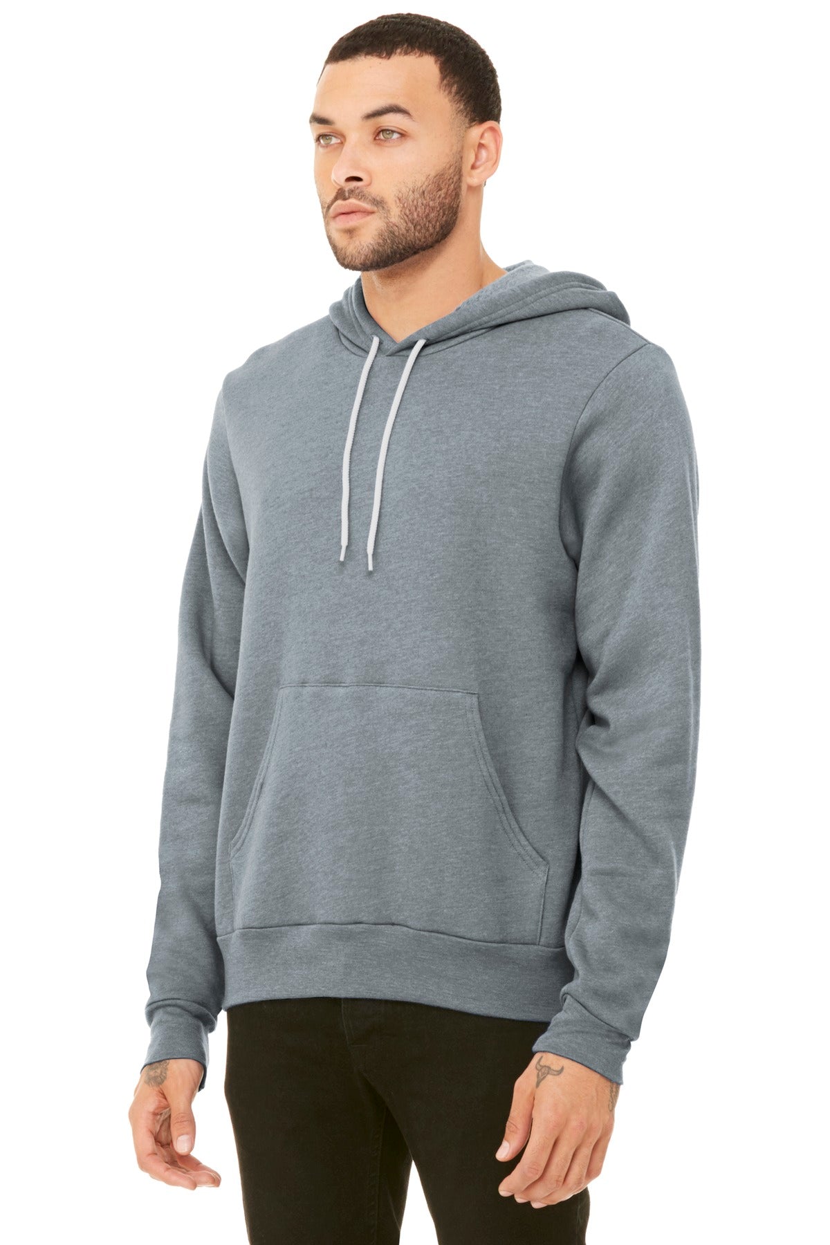 Athletic Ht BELLA+CANVAS Unisex Sponge Fleece Pullover Hoodie. BC3719