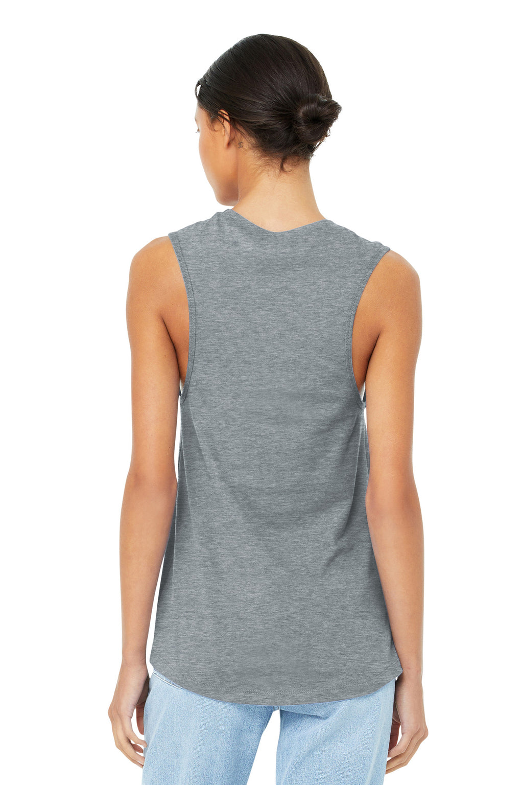 Athletic Ht BELLA+CANVAS Women's Jersey Muscle Tank. BC6003