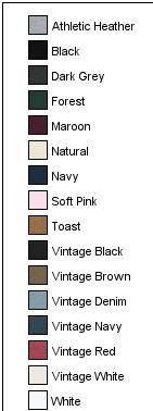 AthlHthr BELLA+CANVAS Unisex 6-Ounce Heavyweight Tee BC3010