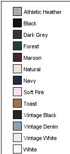 AthlHthr BELLA+CANVAS Youth 6-Ounce Heavyweight Tee BC3010Y