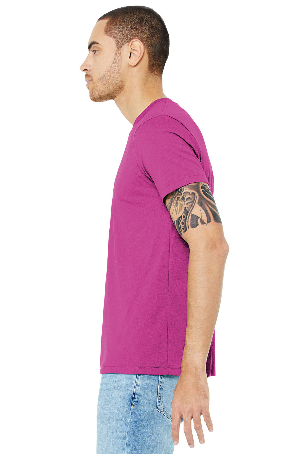 Berry TB BELLA+CANVAS Unisex Triblend Short Sleeve Tee. BC3413