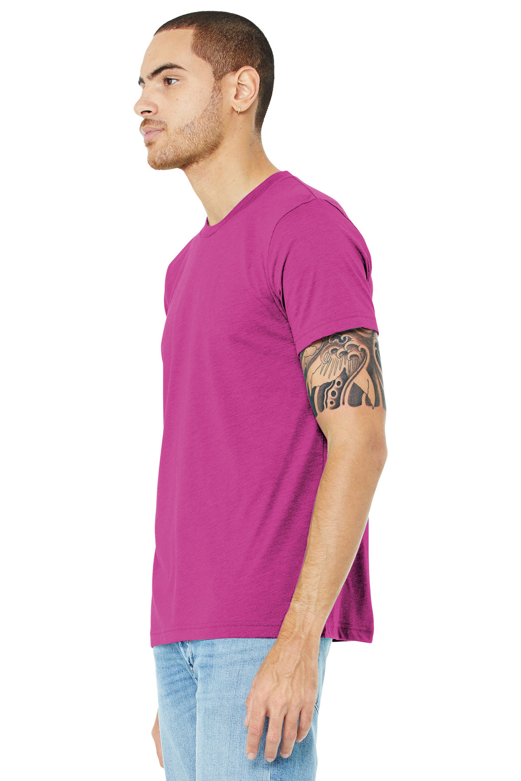 Berry TB BELLA+CANVAS Unisex Triblend Short Sleeve Tee. BC3413