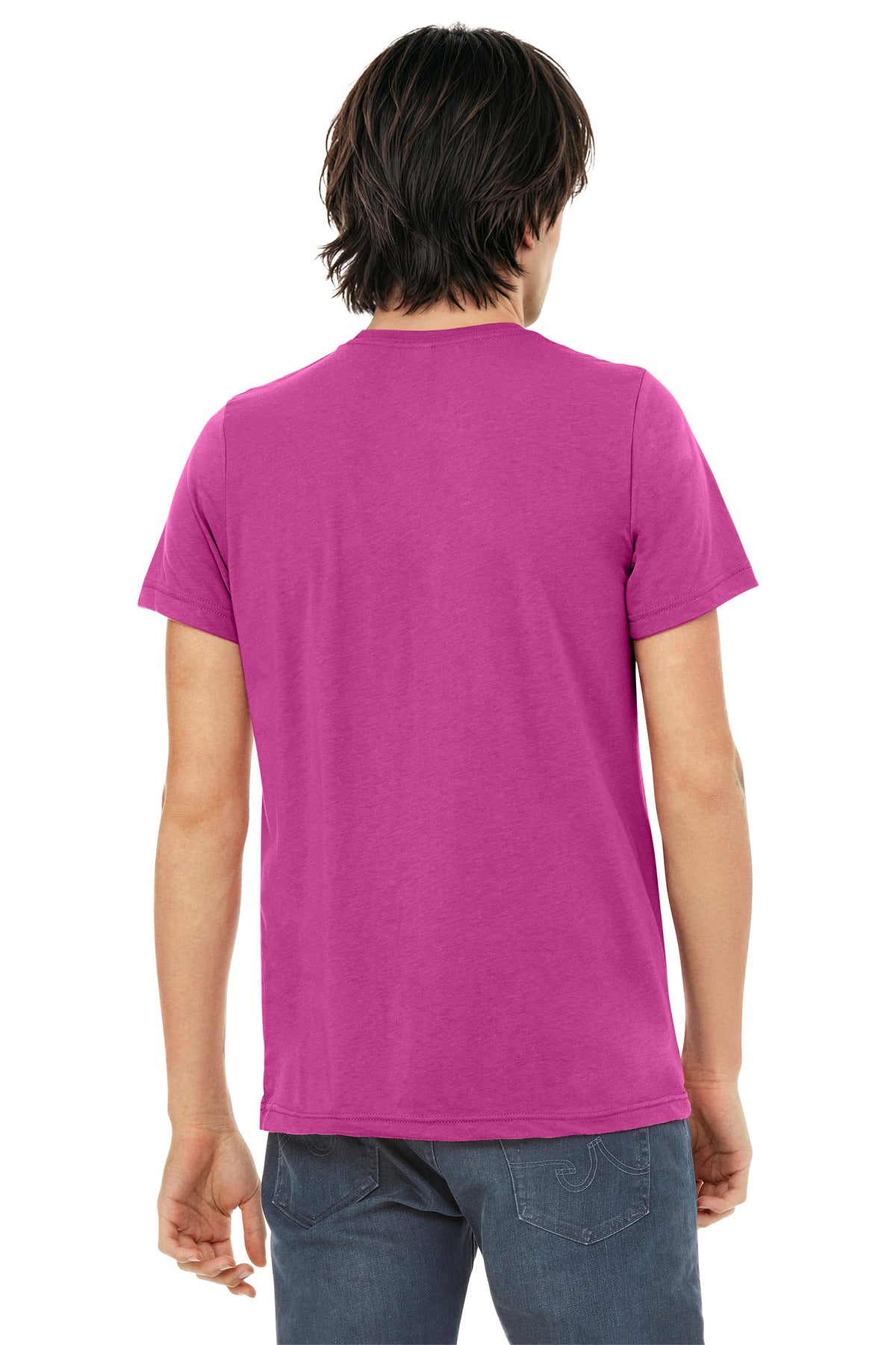 Berry TB BELLA+CANVAS Unisex Triblend Short Sleeve Tee. BC3413