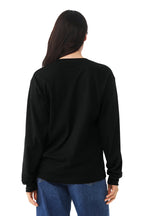 Black BELLA+CANVAS Unisex 6-Ounce Heavyweight Long Sleeve Tee BC3511