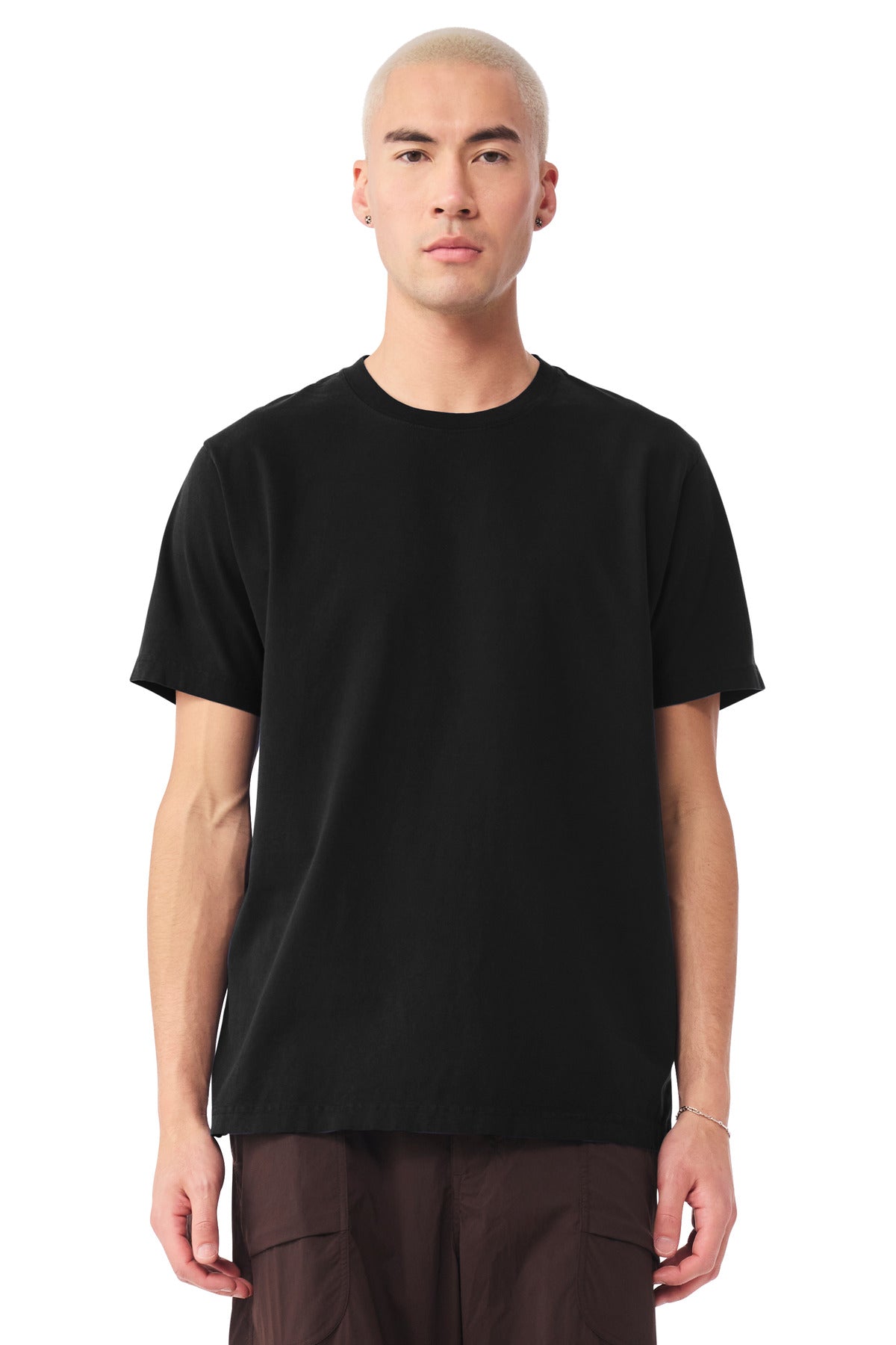 Black BELLA+CANVAS Unisex Heavyweight Garment-Dyed Tee BC4810GD
