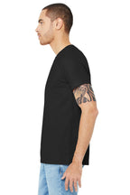 Black BELLA+CANVAS Unisex Jersey Short Sleeve Tee. BC3001