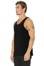 Black BELLA+CANVAS Unisex Jersey Tank. BC3480