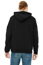 Black BELLA+CANVAS Unisex Sponge Fleece Pullover DTM Hoodie. BC3729