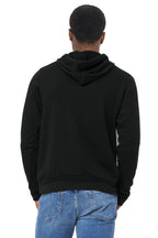 Black BELLA+CANVAS Unisex Sponge Fleece Pullover Hoodie. BC3719