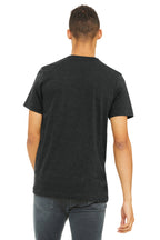 Black Ht BELLA+CANVAS Unisex Heather CVC Short Sleeve Tee. BC3001CVC