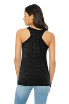 Black Marble BELLA+CANVAS Women's Flowy Racerback Tank. BC8800
