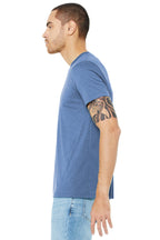 Blue TB BELLA+CANVAS Unisex Triblend Short Sleeve Tee. BC3413