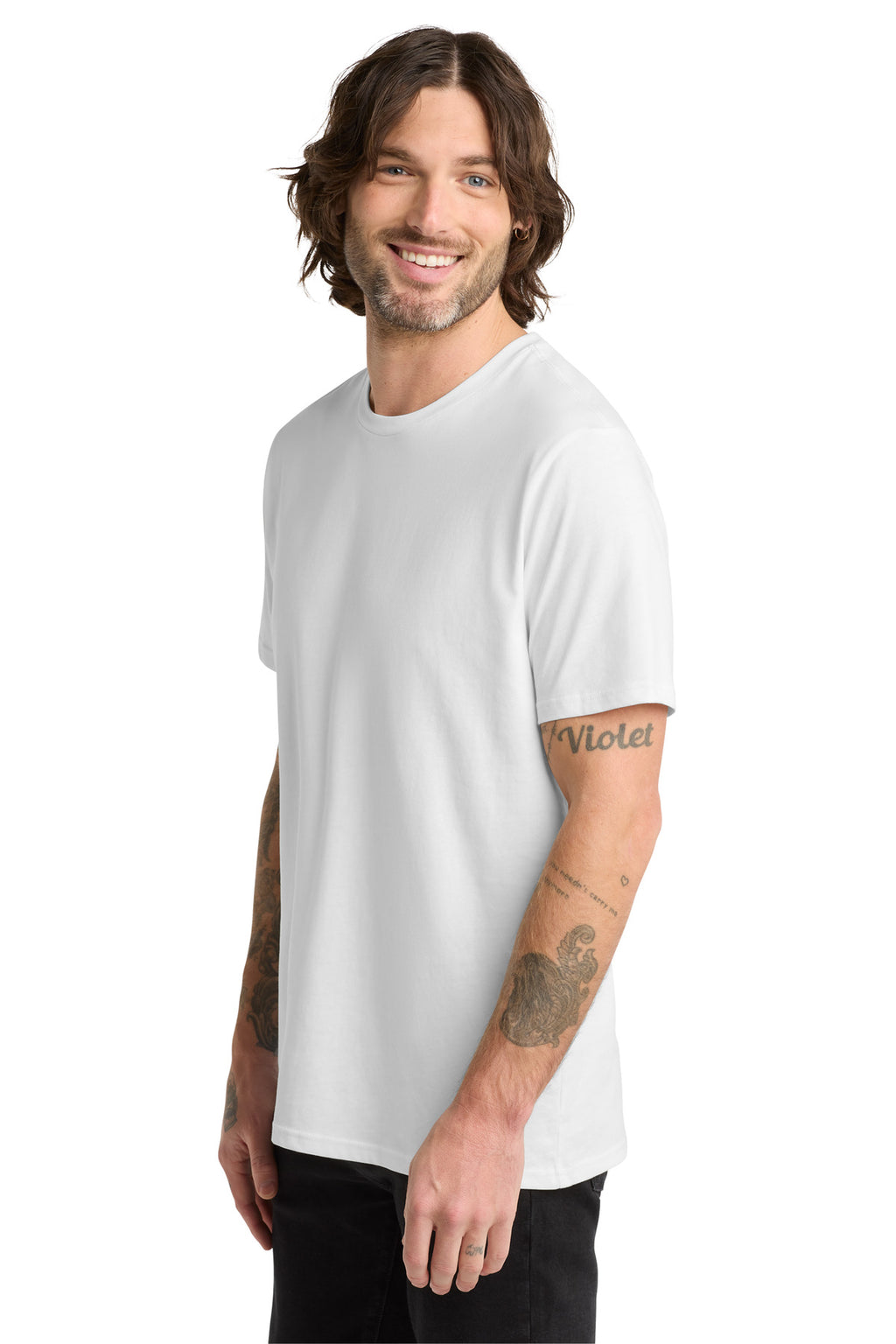 BrtWhite Allmade Unisex Organic Cotton Tee. AL2100