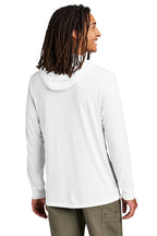 BrtWhite Allmade Unisex Tri-Blend Hoodie Tee AL6003
