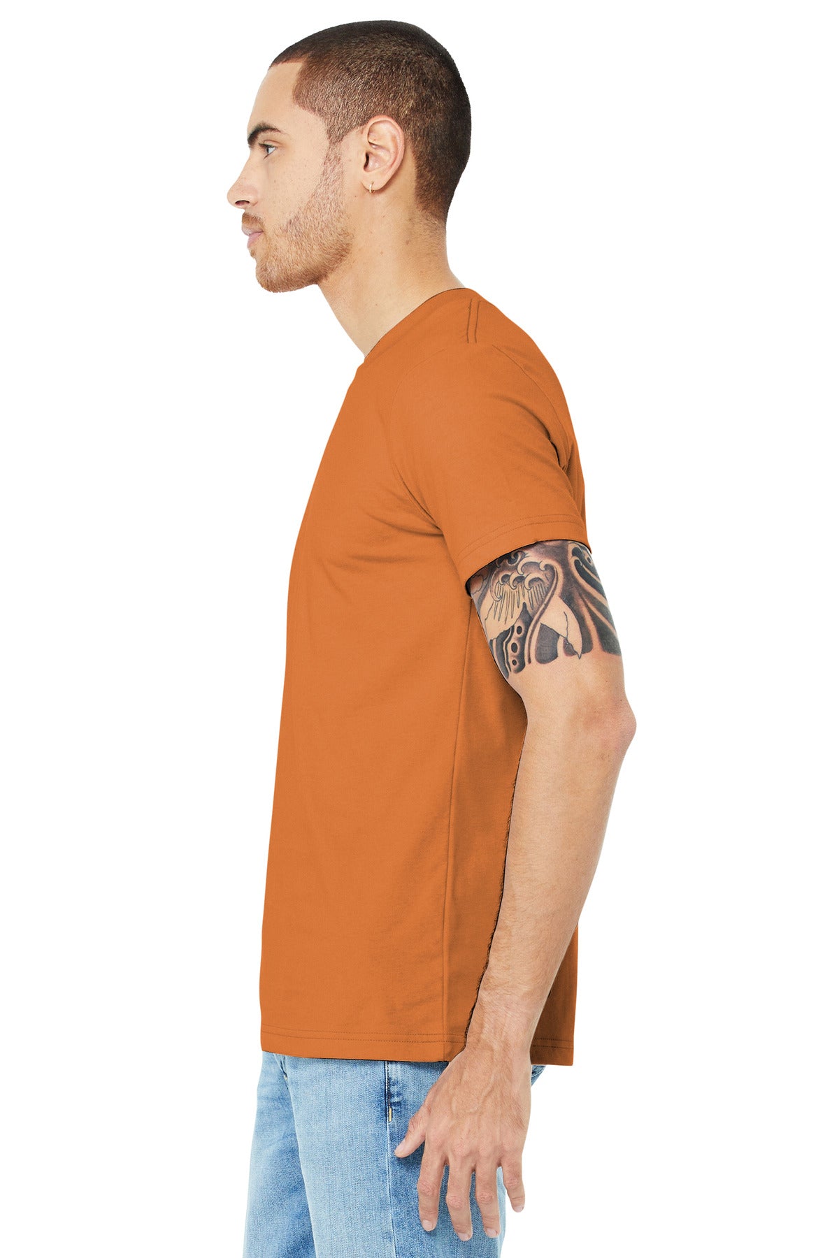 Burnt Orange BELLA+CANVAS Unisex Jersey Short Sleeve Tee. BC3001