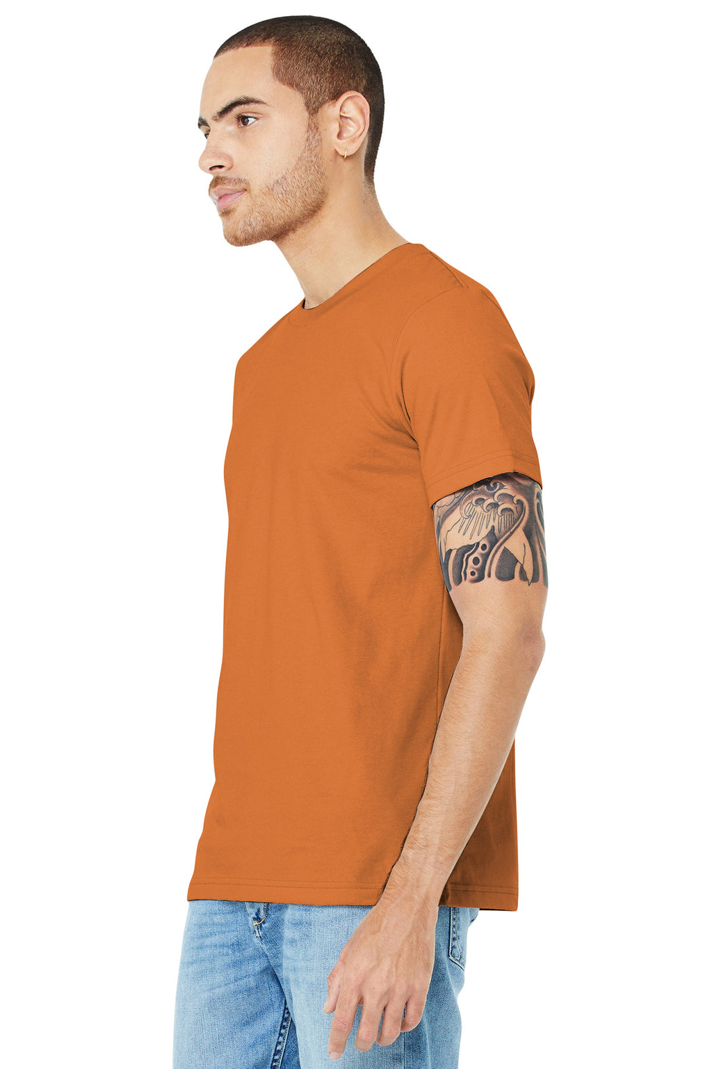 Burnt Orange BELLA+CANVAS Unisex Jersey Short Sleeve Tee. BC3001