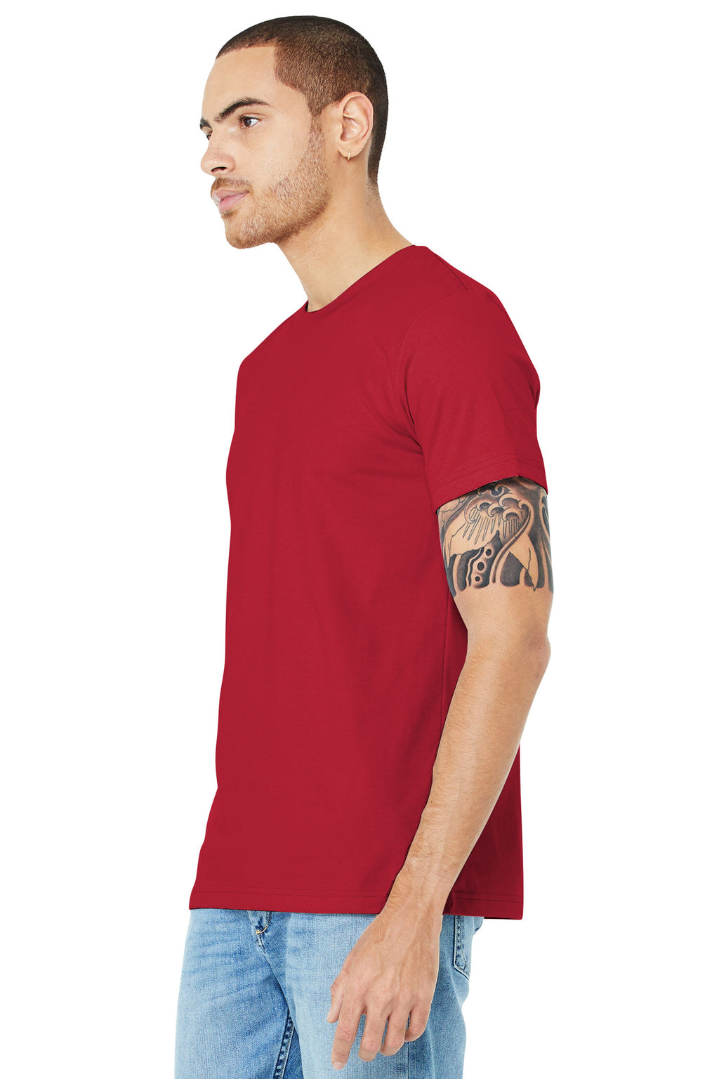 Canvas Red BELLA+CANVAS Unisex Jersey Short Sleeve Tee. BC3001