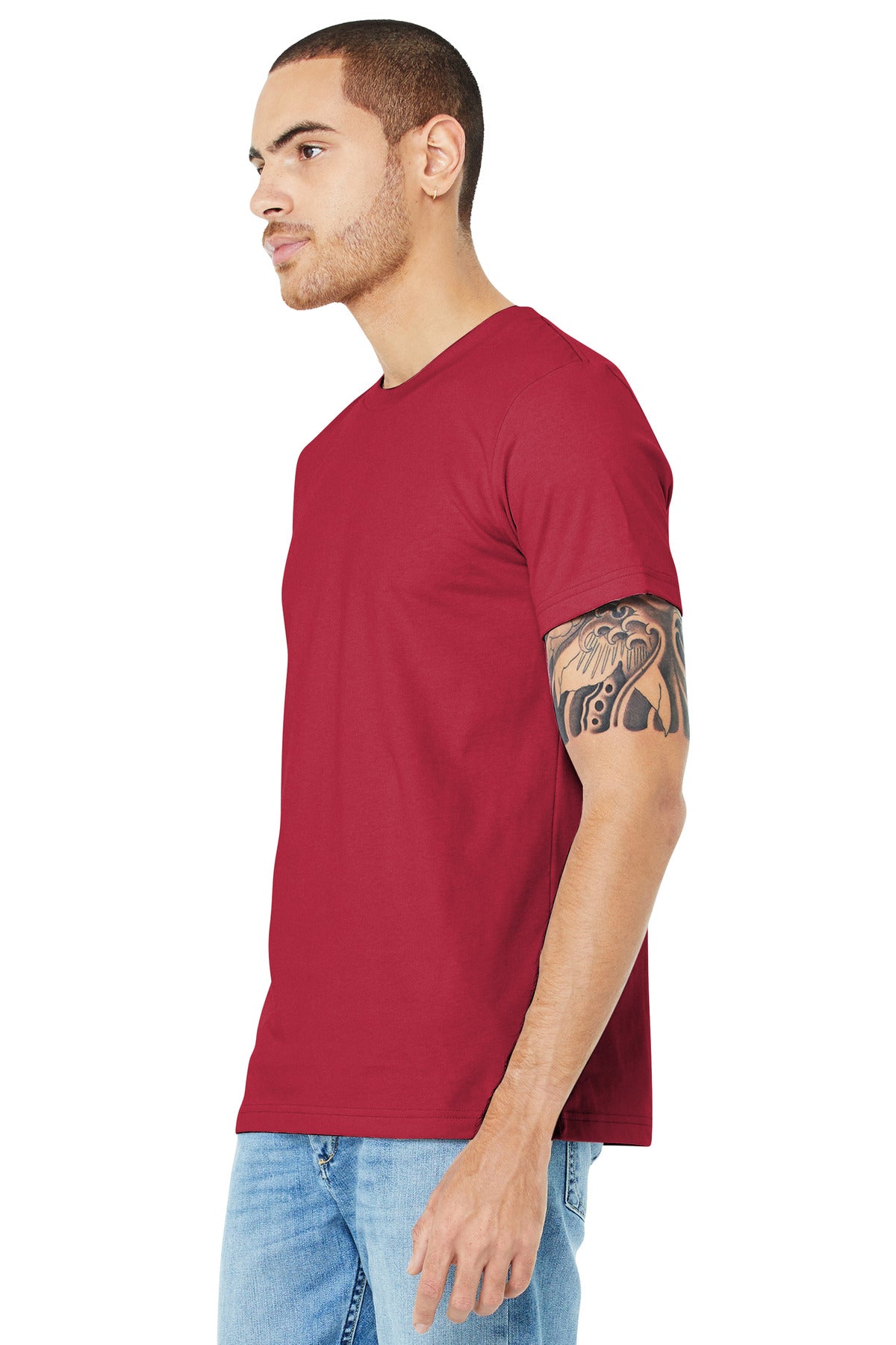 Cardinal BELLA+CANVAS Unisex Jersey Short Sleeve Tee. BC3001