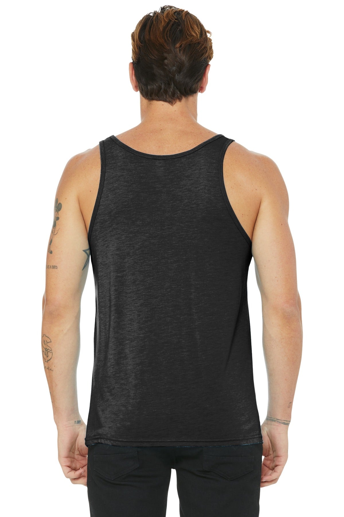 Char-Blk TB BELLA+CANVAS Unisex Jersey Tank. BC3480