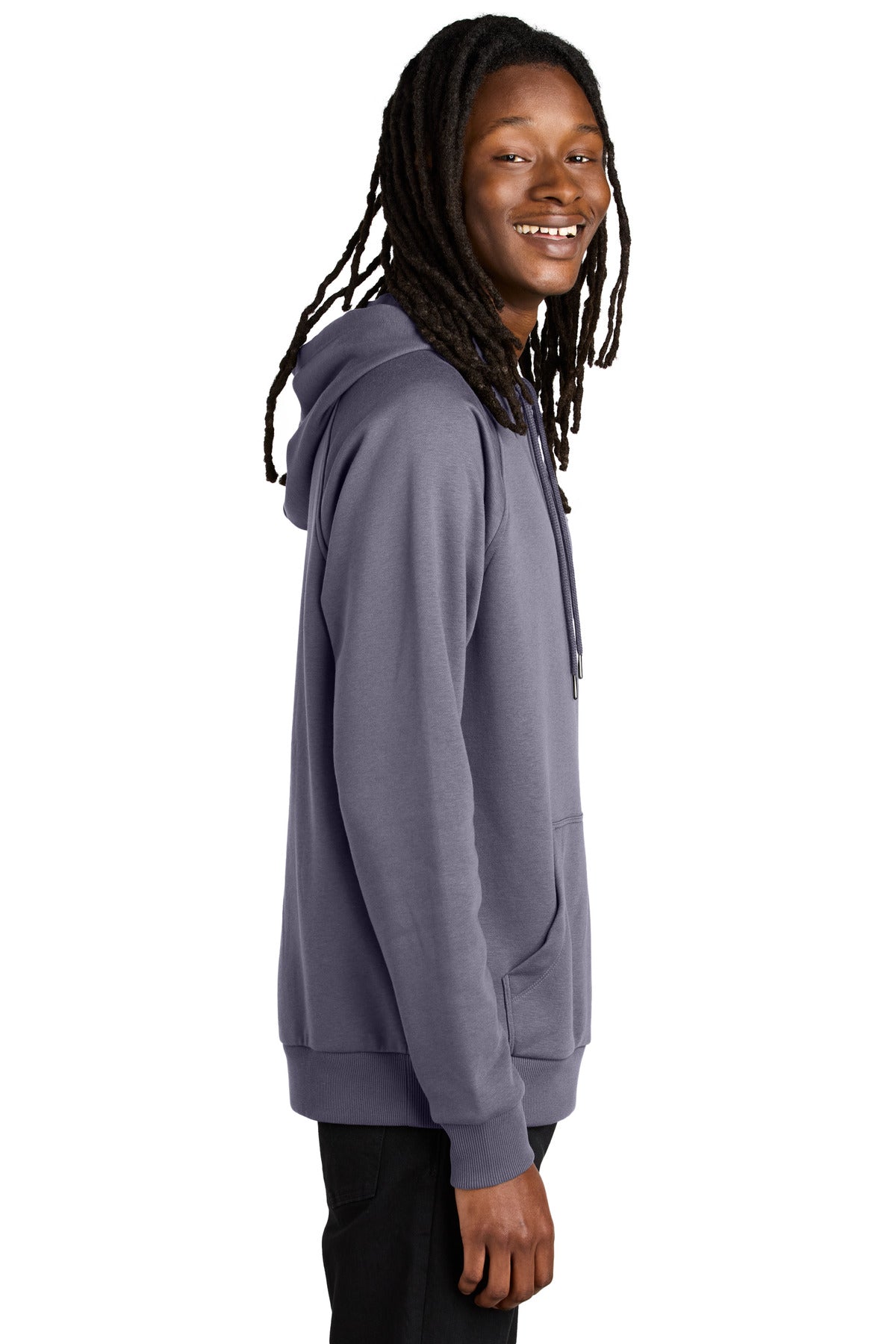 CosmicPrpl Allmade Unisex Organic CVC Fleece Pullover Hoodie AL5000