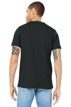 Dark Grey BELLA+CANVAS Unisex Jersey Short Sleeve V-Neck Tee. BC3005