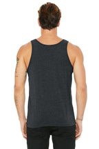 Dark Grey Ht BELLA+CANVAS Unisex Jersey Tank. BC3480