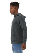 Dark Grey Ht BELLA+CANVAS Unisex Sponge Fleece Pullover Hoodie. BC3719