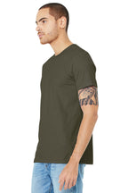 Dark Olive BELLA+CANVAS Unisex Jersey Short Sleeve Tee. BC3001