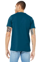 Deep Teal BELLA+CANVAS Unisex Jersey Short Sleeve V-Neck Tee. BC3005