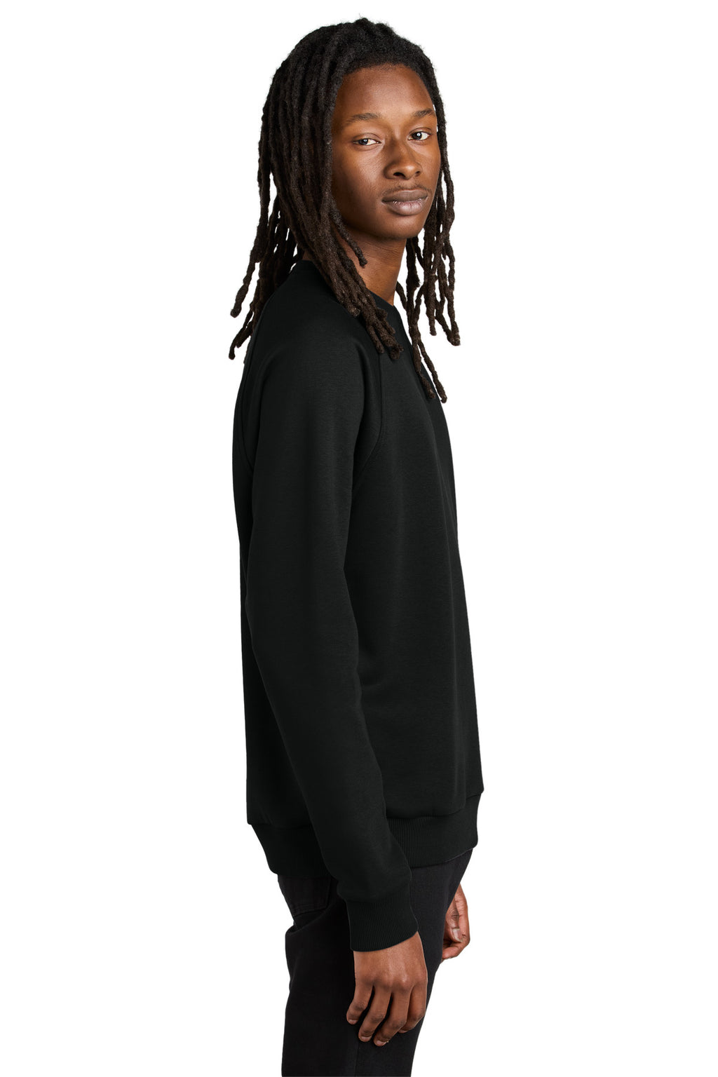 DeepBlack Allmade Unisex Organic CVC Fleece Crewneck Sweatshirt AL5004