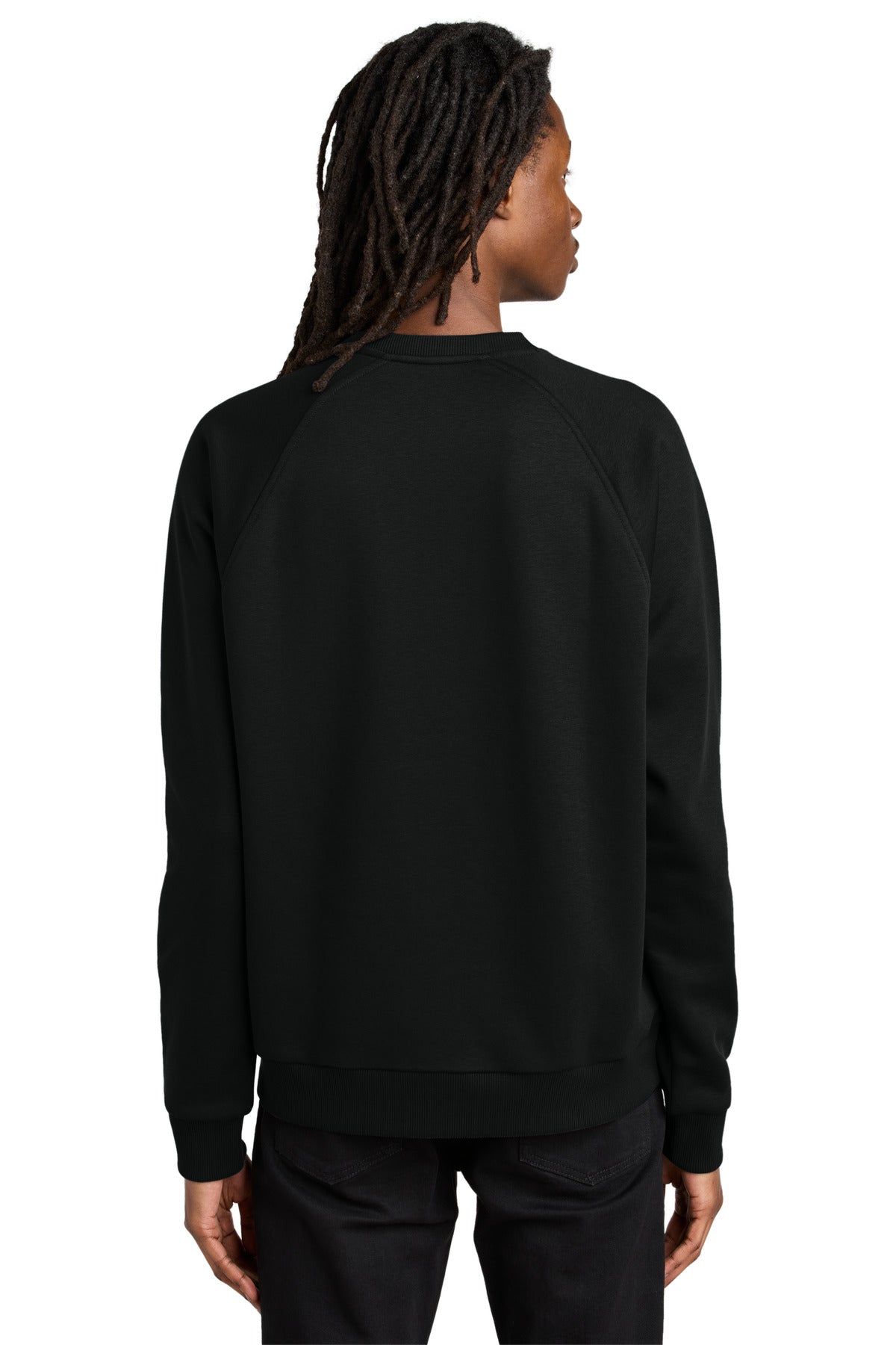 DeepBlack Allmade Unisex Organic CVC Fleece Crewneck Sweatshirt AL5004