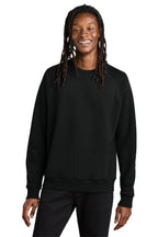 DeepBlack Allmade Unisex Organic CVC Fleece Crewneck Sweatshirt AL5004