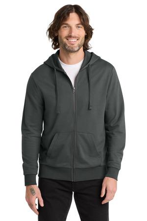 DeepBlack Allmade Unisex Organic French Terry Full-Zip Hoodie AL4002