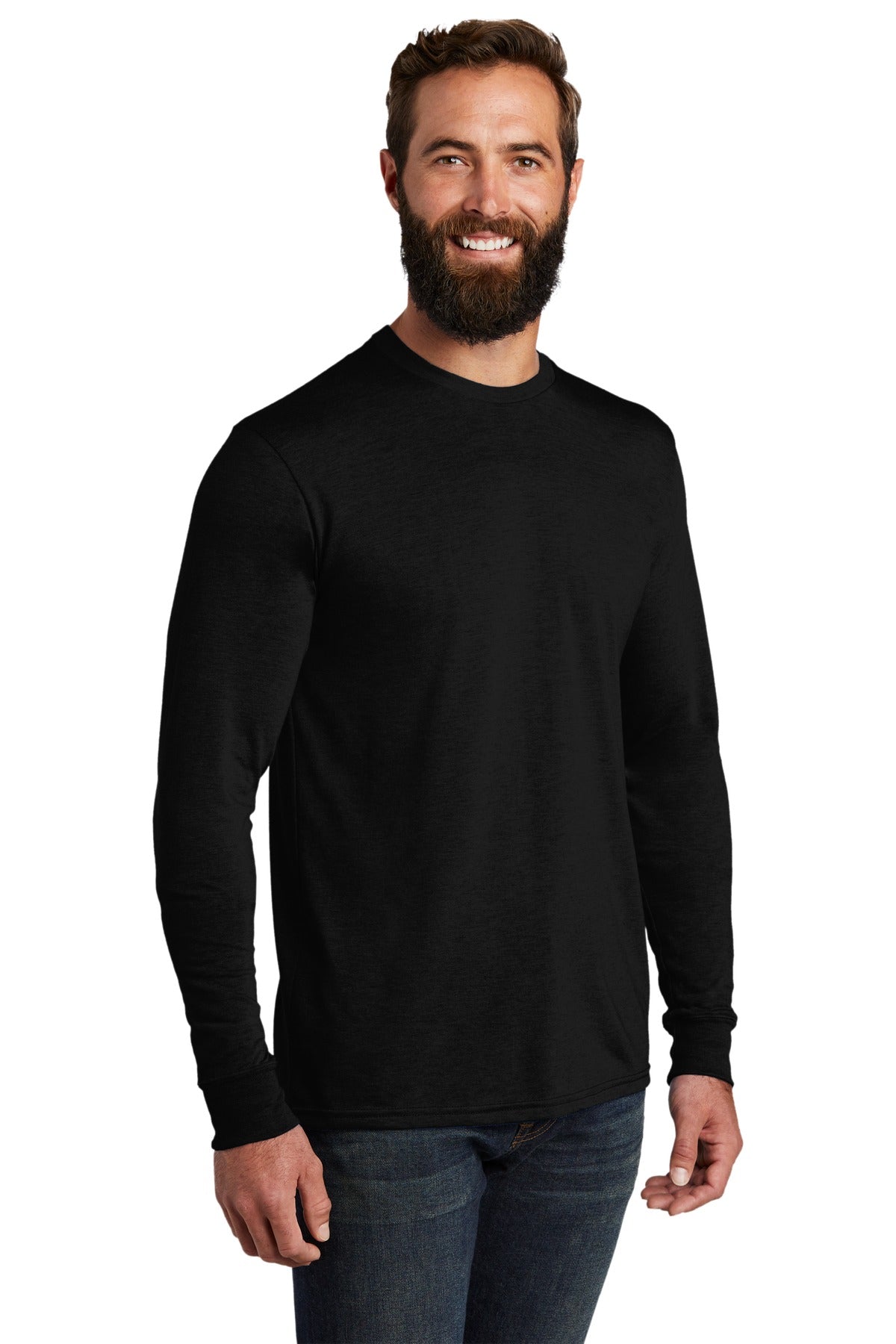DeepBlack Allmade Unisex Tri-Blend Long Sleeve Tee AL6004